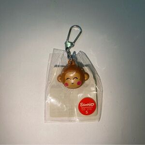 Vintage 1990 Sanrio monkichi keychain